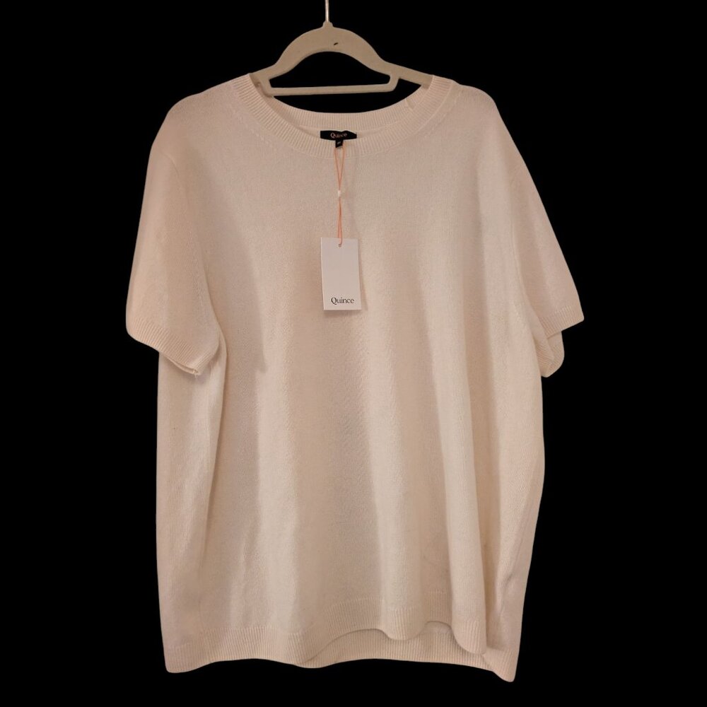 Quince Mongolian Cashmere Tee 3X NWT
